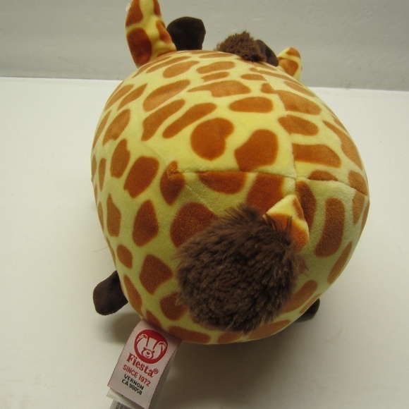 Lil' Huggy Nathan the Giraffe‎ Stuffed Animal by Fiesta 7'' long - Picture 3 of 10